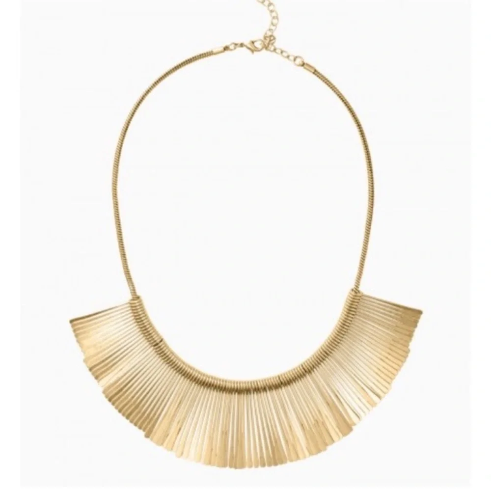 Stella&Dot Gold Essential Fringe Necklace